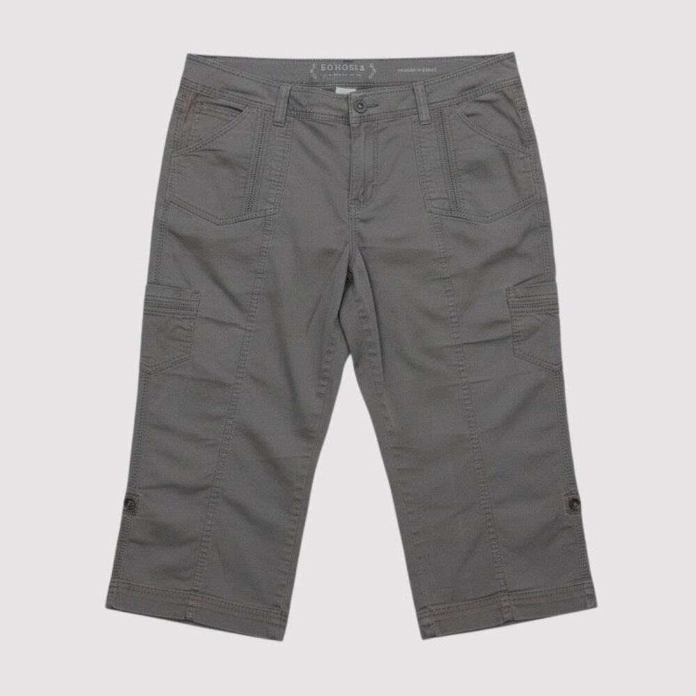 Sonoma Life + Style Grey Modern Capri Pants
